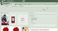 Desktop Screenshot of iosonooblivion.deviantart.com