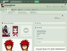 Tablet Screenshot of iosonooblivion.deviantart.com