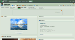 Desktop Screenshot of maherlink.deviantart.com