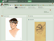 Tablet Screenshot of chignon.deviantart.com