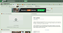 Desktop Screenshot of dragongem5.deviantart.com