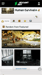 Mobile Screenshot of human-survival.deviantart.com