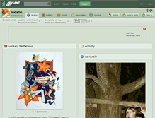 Tablet Screenshot of leeann.deviantart.com