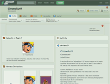 Tablet Screenshot of chronosun9.deviantart.com