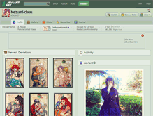 Tablet Screenshot of nezumi-chuu.deviantart.com