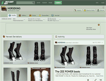 Tablet Screenshot of horseking.deviantart.com