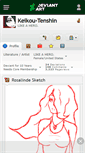 Mobile Screenshot of keikou-tenshin.deviantart.com