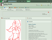 Tablet Screenshot of keikou-tenshin.deviantart.com