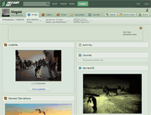Tablet Screenshot of illegale.deviantart.com