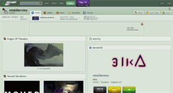 Desktop Screenshot of miokillerwinx.deviantart.com