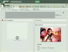 Tablet Screenshot of irisdall.deviantart.com