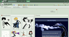 Desktop Screenshot of ornate-serpent.deviantart.com
