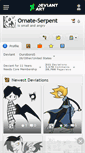 Mobile Screenshot of ornate-serpent.deviantart.com