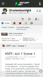 Mobile Screenshot of givememoonlight.deviantart.com
