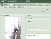 Tablet Screenshot of jethyn.deviantart.com