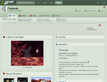 Tablet Screenshot of fluteman.deviantart.com