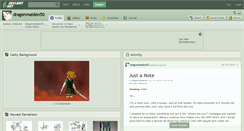 Desktop Screenshot of dragonmaiden50.deviantart.com