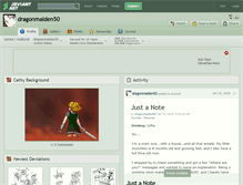 Tablet Screenshot of dragonmaiden50.deviantart.com