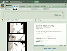 Tablet Screenshot of candiiiluv.deviantart.com