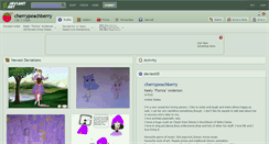Desktop Screenshot of cherrypeachberry.deviantart.com
