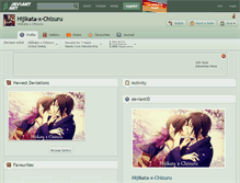 Tablet Screenshot of hijikata-x-chizuru.deviantart.com