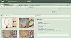 Desktop Screenshot of kirajones.deviantart.com