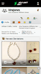 Mobile Screenshot of kirajones.deviantart.com