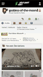Mobile Screenshot of goddess-of-the-moon1.deviantart.com