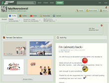 Tablet Screenshot of fabylikesrocknroll.deviantart.com