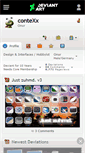 Mobile Screenshot of contexx.deviantart.com
