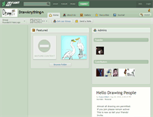 Tablet Screenshot of drawanything.deviantart.com
