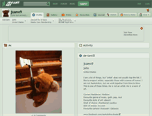 Tablet Screenshot of juano9.deviantart.com