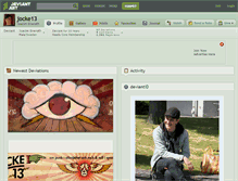 Tablet Screenshot of jocke13.deviantart.com