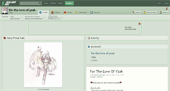 Desktop Screenshot of for-the-love-of-yzak.deviantart.com