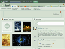 Tablet Screenshot of camuel.deviantart.com