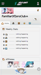 Mobile Screenshot of familiarofzeroclub.deviantart.com