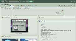 Desktop Screenshot of cyazian.deviantart.com