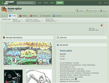 Tablet Screenshot of home-splice.deviantart.com