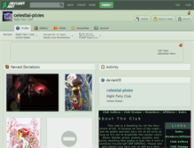 Tablet Screenshot of celestial-pixies.deviantart.com