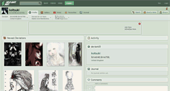Desktop Screenshot of koitsuki.deviantart.com