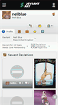 Mobile Screenshot of neilblue.deviantart.com