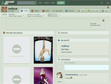 Tablet Screenshot of neilblue.deviantart.com