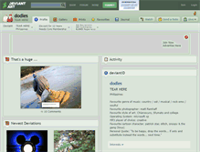 Tablet Screenshot of dodles.deviantart.com