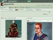 Tablet Screenshot of johauna-darkrider.deviantart.com