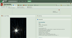 Desktop Screenshot of dancing-bear.deviantart.com