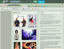 Tablet Screenshot of animeofallkinds.deviantart.com