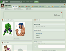 Tablet Screenshot of maxieart.deviantart.com