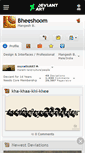 Mobile Screenshot of bheeshoom.deviantart.com