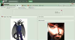 Desktop Screenshot of darkbear.deviantart.com