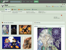 Tablet Screenshot of myar.deviantart.com